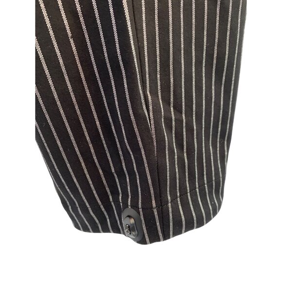 Mens Karl Lagerfeld Black Pinstripe Dress Utility Pants Size 38 NWT RZ10403 $350 - Picture 12 of 16